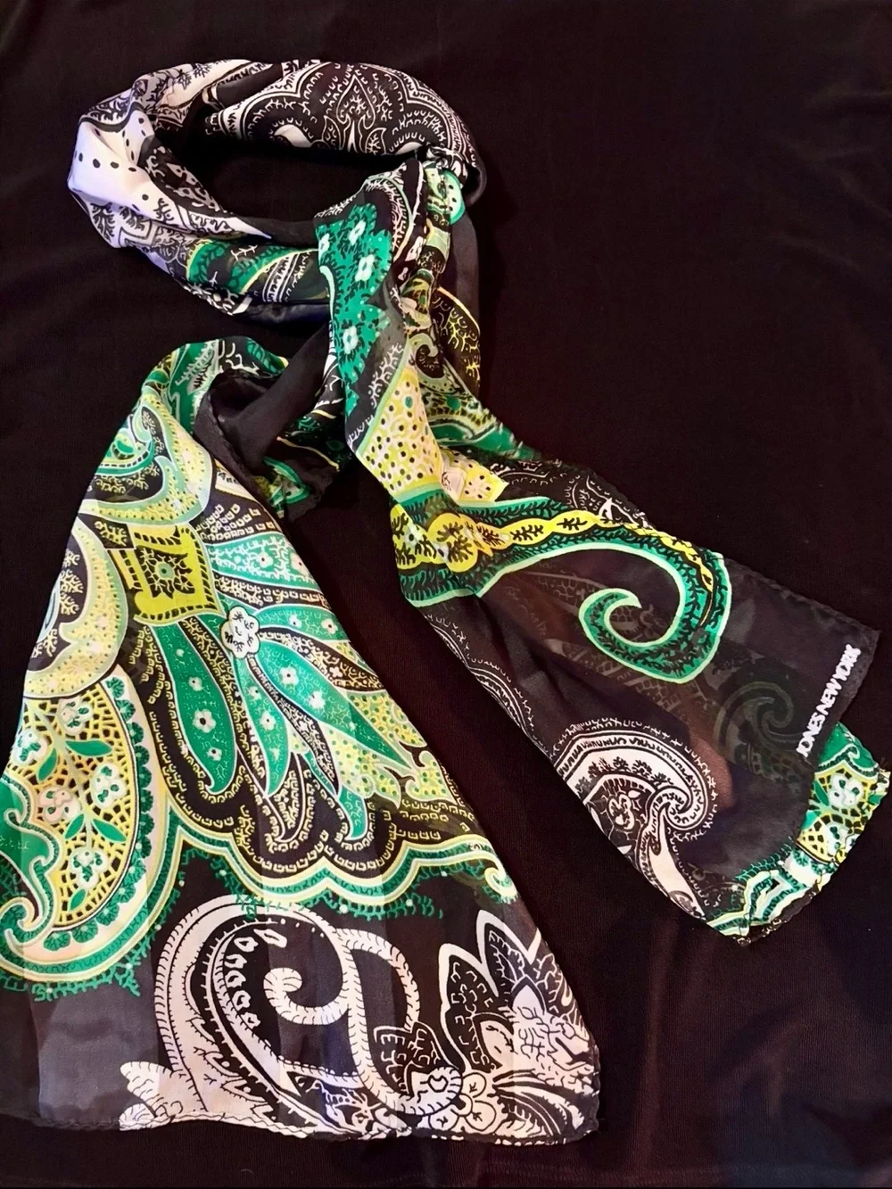 New Silk Jones New York Scarf